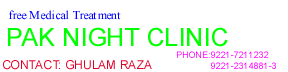 PAK NIGHT CLINIC